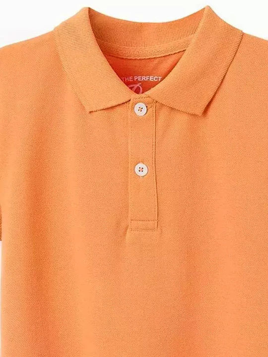 Zippy Children's Polo Short Sleeve Orange