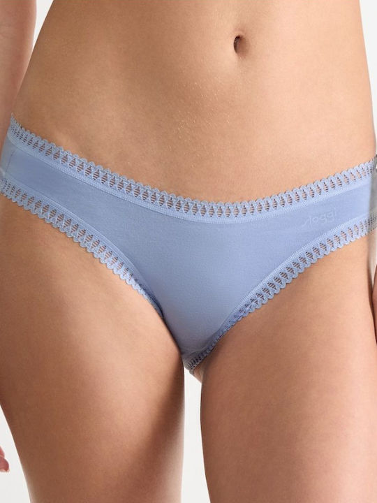 Mini Go Βαμβακερά Femei Slip 3Pack Blue