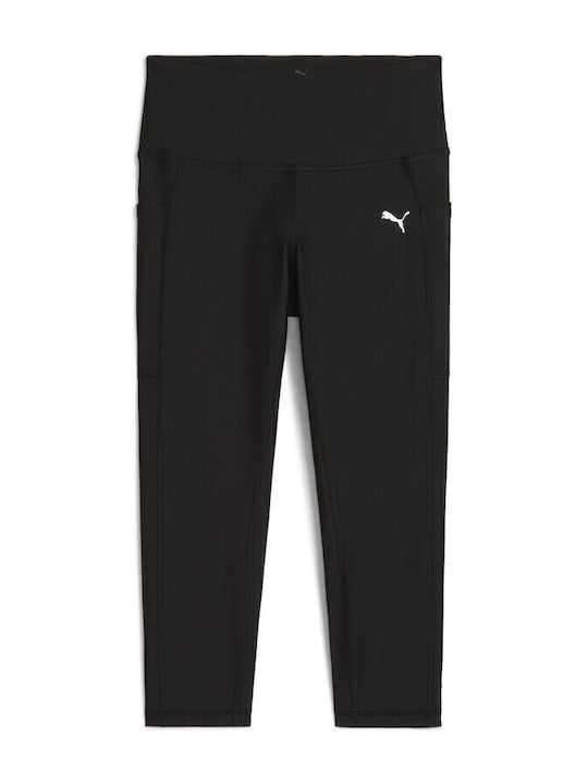 Run Velocity Women's Capri Running Legging Black