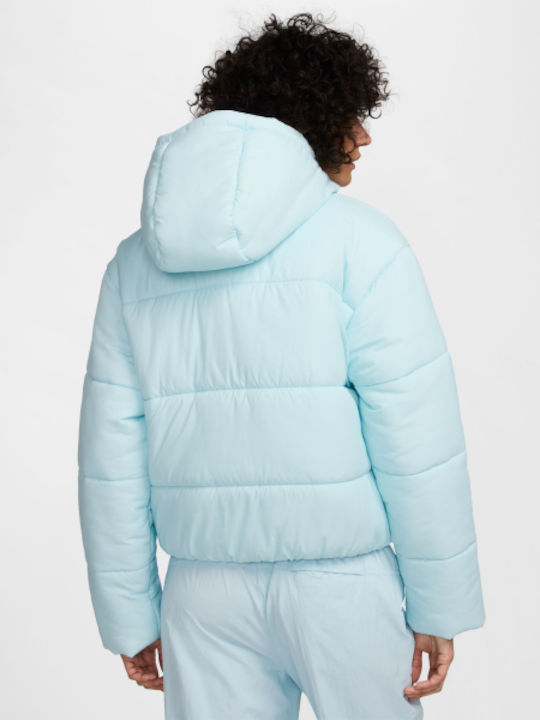 cropped nike puffer jacket