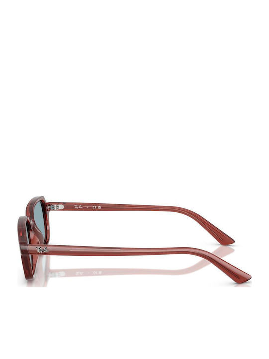 Ray Ban Unisex Sunglasses with Red Plastic Frame and Gray Lens RB4455 680980
