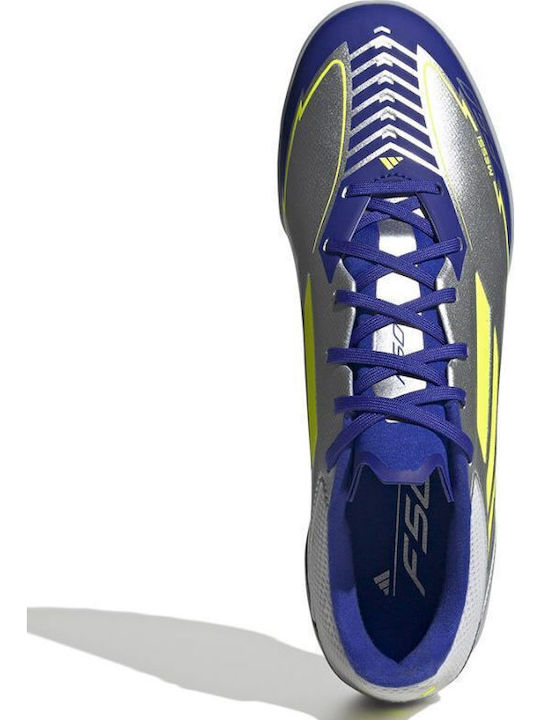adidas F50 League Ποδοσφαιρικά Παπούτσια με Σχάρα TF Ασημί