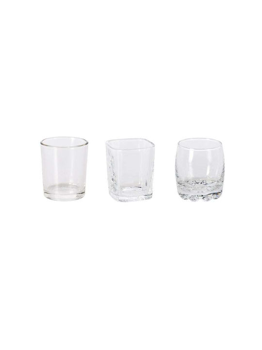 Excellent Houseware Schnapsgläser aus Glas 80ml 3Stück