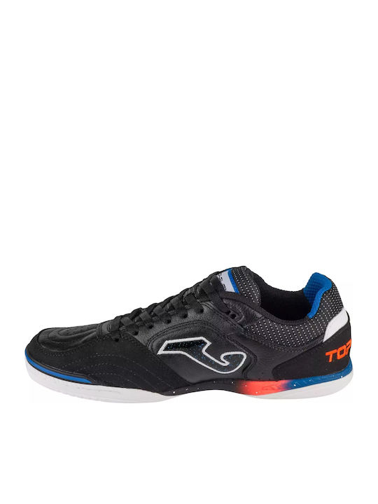 Joma Top Flex Ποδοσφαιρικά Παπούτσια Σάλας IN Μαύρα