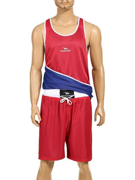 Yakimasport Bărbați Uniforme Kickboxing Roșu