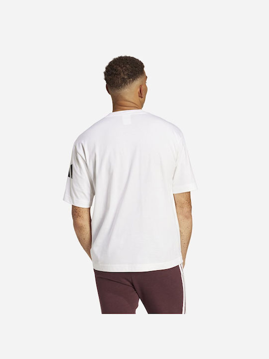 adidas Fit 3 Bar Tricou Alb