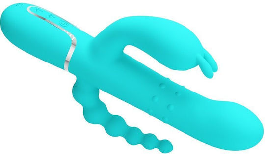 Pretty Love Cammy 4 IN 1 Vibrator Rabbit Light Blue