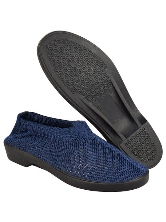 Plumex Anatomic Women's Canvas Slip-Ons Blue