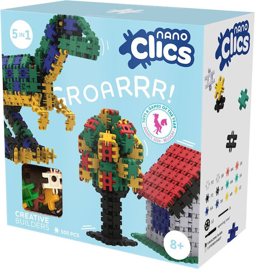 Clics Toys Bildungs-Bauklötze Clicformers für 8+ Jahre 500Stücke
