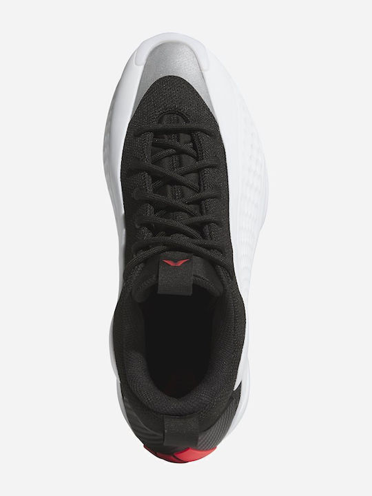 Anthony Edwards 1 Low Niedrige Basketballschuhe Cloud White / Core Black / Lucid Red