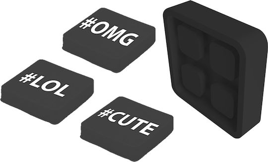 Pixie Crew Hashtag Reflective Base