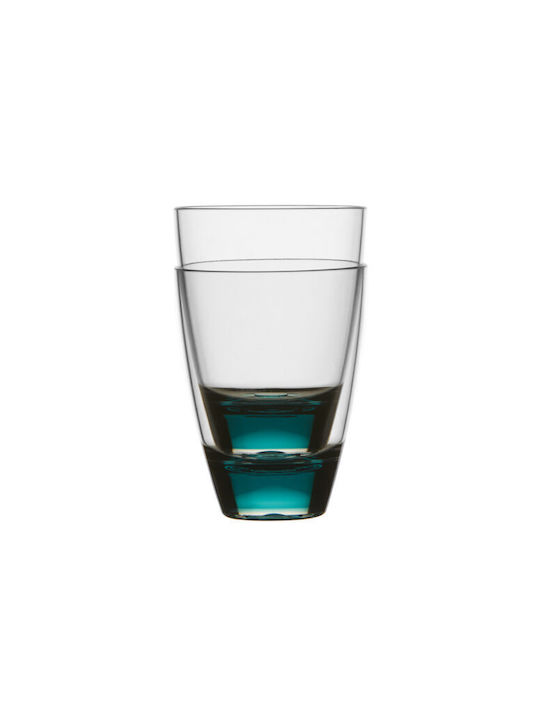 Marine Business Set Gläser Wasser aus Glas in Türkis Farbe 6Stück