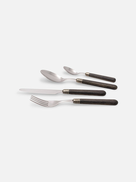 Rivadossi Sandro Cortina Cutlery Set Stainless Silver 24pcs
