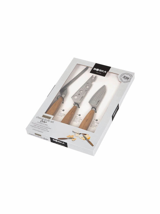 Boska Holland Oslo Cheese Knives from Stainless Steel 3 Pieces