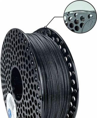 Azurefilm Pla Black Glitter 1.75mm 1kg