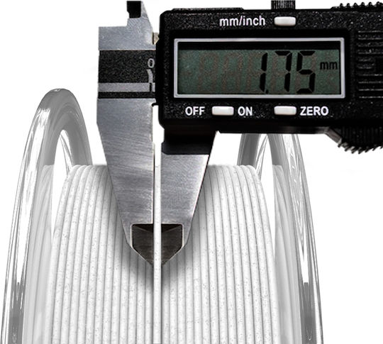 Azurefilm Pla 1.75mm White Glitter 1kg