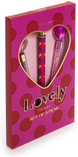 Tri-Coastal Design Posh Pop Lovely Στυλό Ballpoint 3τμχ