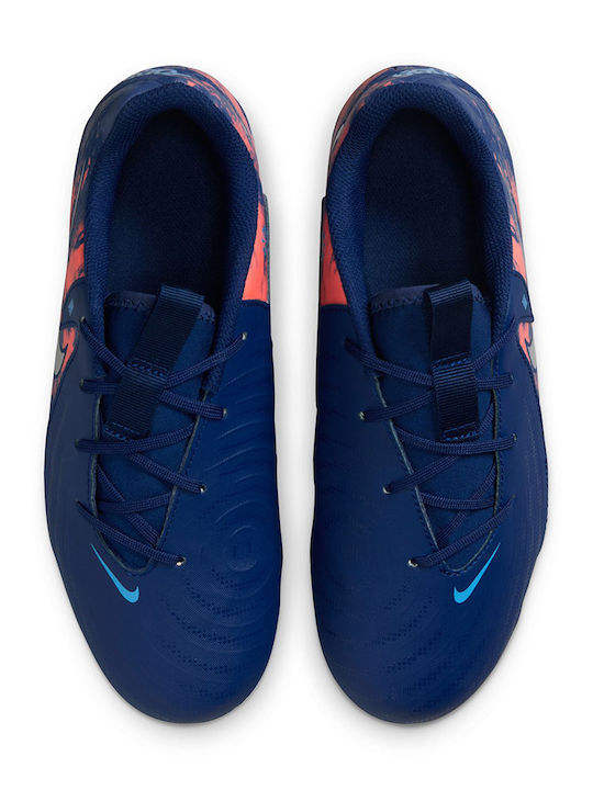 Phantom GX 2 Academy Erling Haaland FG/MG Kids Soccer Cleats & Shoes Molded Blue