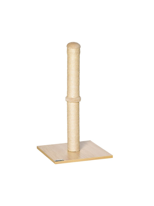 Pawhut Katzen Kratzbaum Pole Beige 6.9x6.9cm
