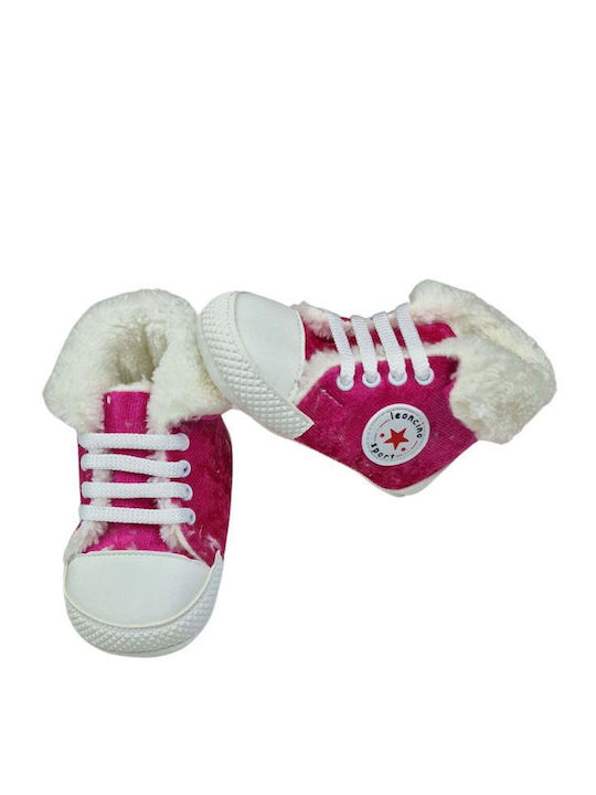 Esthisis Βρεφικά Sneakers Αγκαλιάς Φούξια