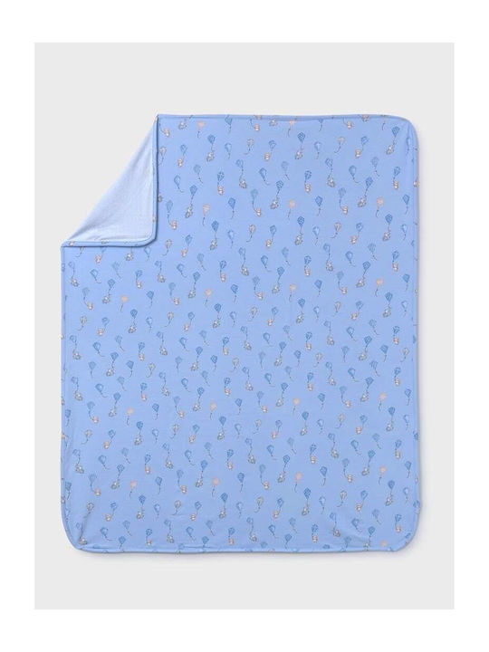 Mayoral Blanket Nursery Swaddling Blankets Bamboo Light Blue