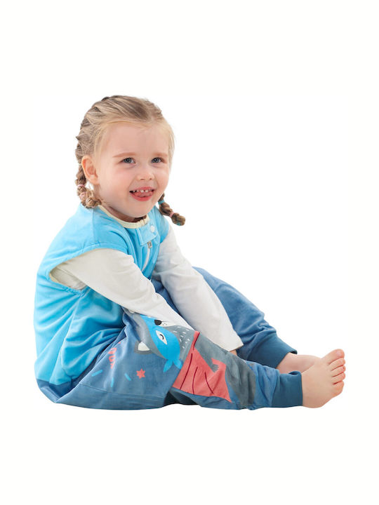 Queen Mother Winter Schlafsack mit Füßen Blau