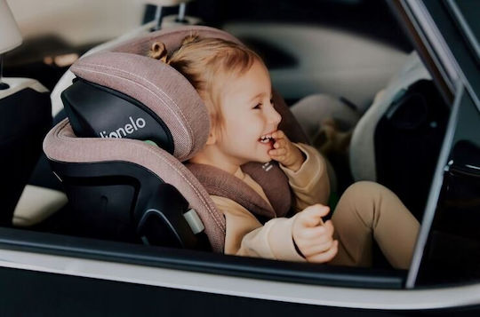 Lionelo Harmony Baby Car Seat i-Size with Isofix Black Carbon Bamboo 0-36 kg