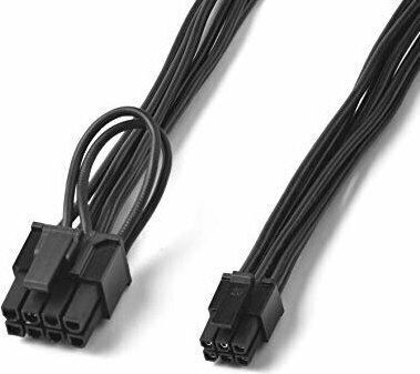 Καλώδιο Τροφοδοσίας Κάρτας Γραφικών Pci Express Mini 6 Pin 8 Pin 6+2 Pci-e Apple Mac Pro Tower Power Mac G5 60cm Μαύρο Oem