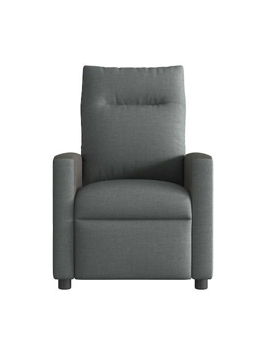 Dunkel Relaxsessel Friseurwaschbecken mit Fußhocker Dark Grey 50x54x100cm