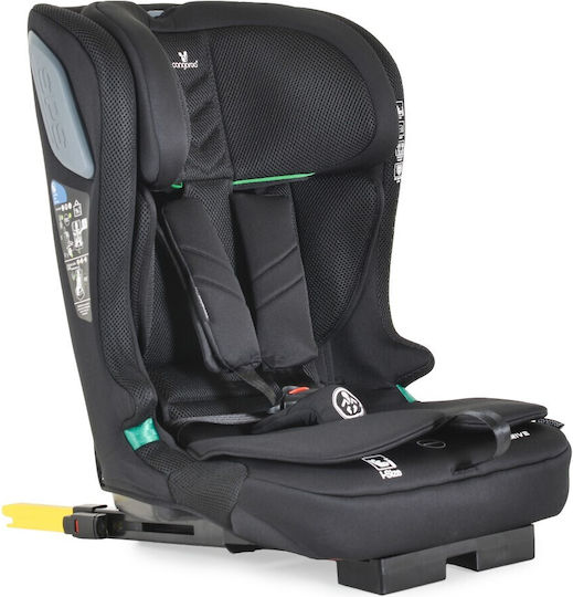 Cangaroo i-Drive Детско Столче за Кола i-Размер с Isofix Phantom Black
