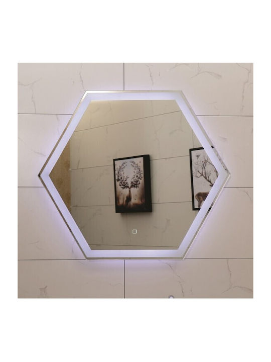 Inter Ceramic Clariss Icl 1491 Mirror Bathroom Led Lighting Touch Screen Heater