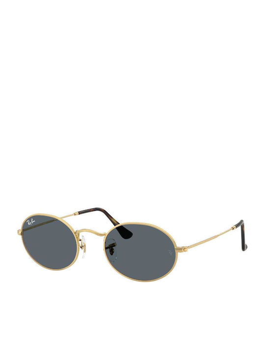 Ray Ban Crystal Унисекс Слънчеви Очила с Златна Метална Рамка и Сиви Стъкла