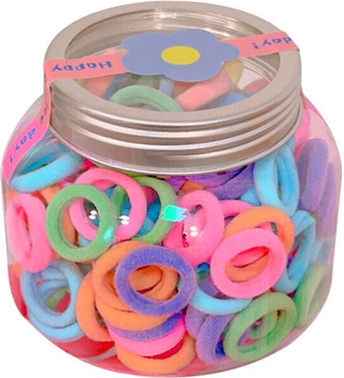 Set de 100 Elastice de Păr din Bumbac Cutia 3