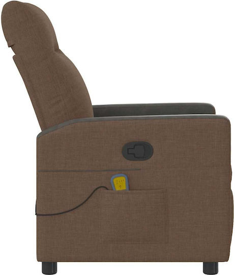 Relax Armchair Massage with Footstool Coffee 69x86x100cm