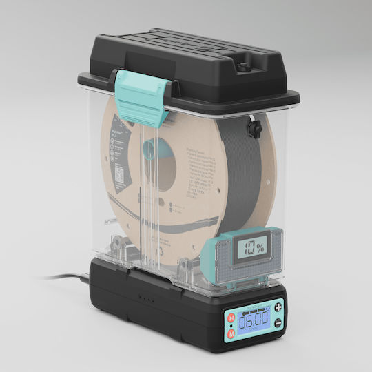 Polymaker Filament Dryer Box With 1 Reel Capacity And LCD Screen