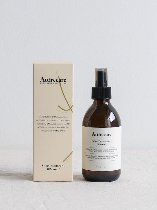 Natural Shoe Deodorizer Spray Attirecare Bibonna 250 Ml