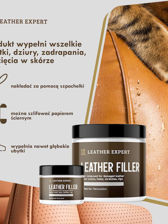 Chit Alb pentru Piele 250 Ml Leather Expert Le-10-fw250
