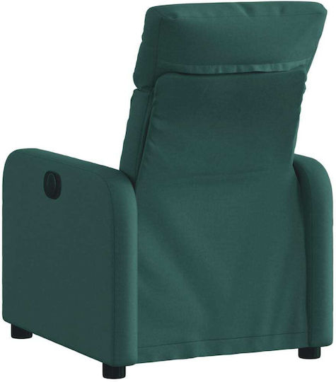 Фотьойл Relax С поставка за крака Dark Green 66x89.5x95.5см