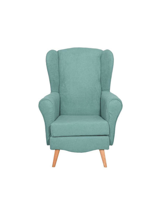 Classic Bergère Petrol Blue 80x80x114cm