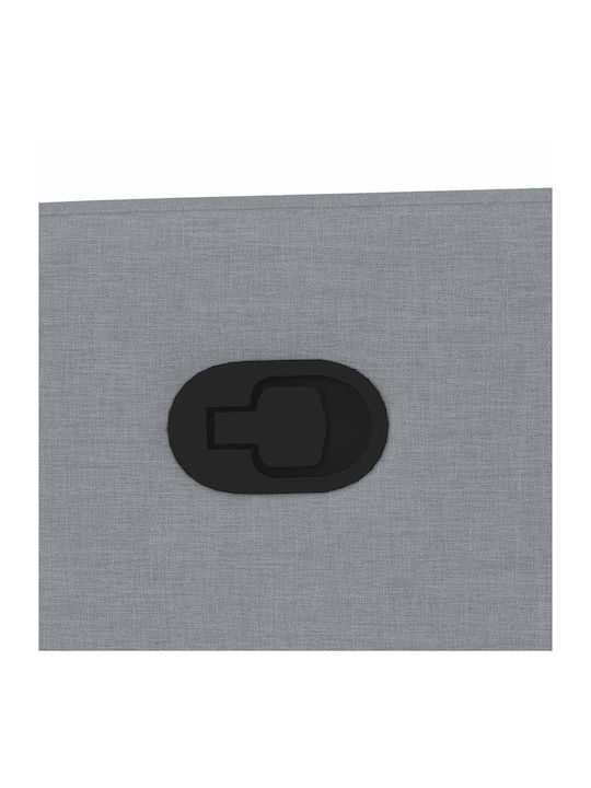 Relax Armchair Massage with Footstool Light Grey 50x54x100cm