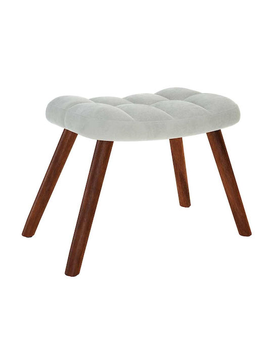 Rocking Armchair with Footstool Light Grey 61x78x98cm