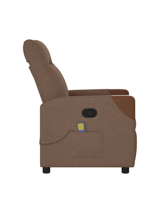 Relax Armchair Massage with Footstool Coffee 50x54x100cm