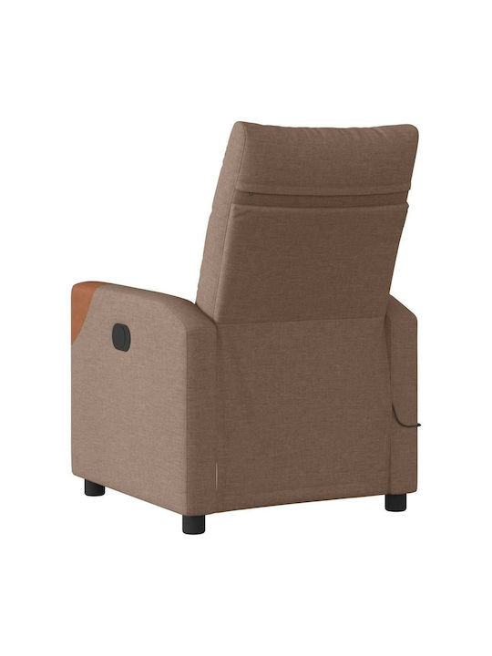 Relax Armchair Massage with Footstool Coffee 50x54x100cm