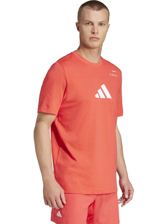 adidas Тенис JD6018 Мъжка Блуза Червена