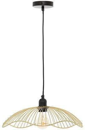 Atmosphera Galt Deckenleuchte Gold Raster 34x34cm