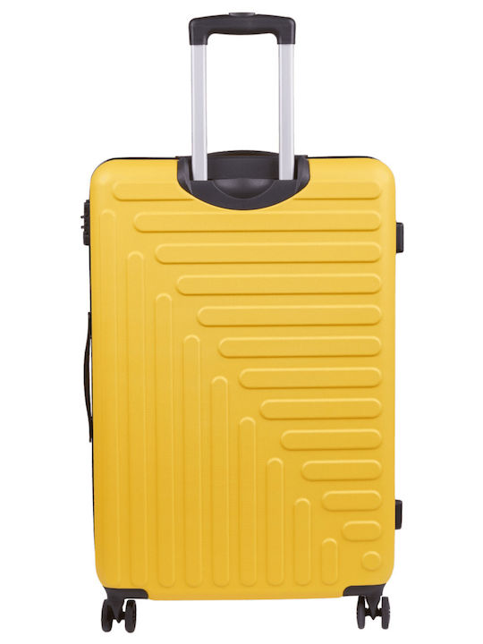 CAT Rockford Valize De Călătorie Scurte Galbene De Înălțime Maximă 67.5cm Cu 4 Roți Set 2 Bucăți