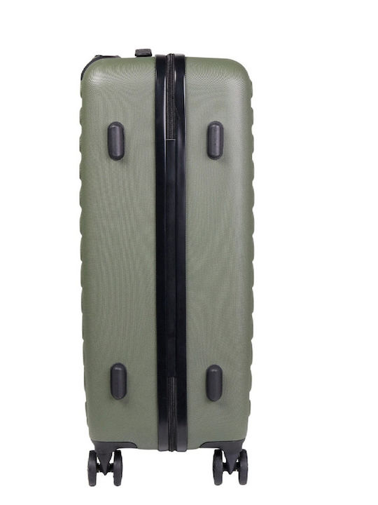 CAT Rockford Cabin Hard Khaki Suitcase with 4 Wheels Height 55cm
