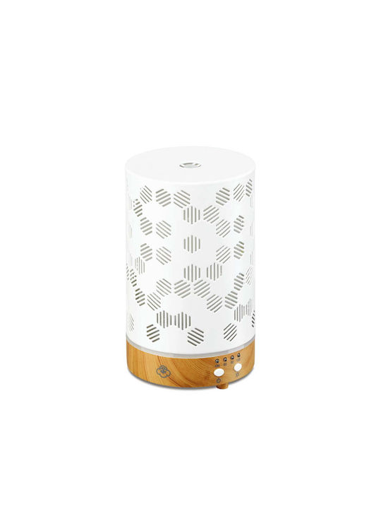 Serene House Lumini LED Dispozitiv de aromaterapie Ultrasonic cu temporizator Alb 90ml