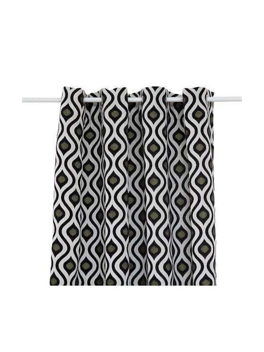 Atmosphera Перде с Копчета Twisted Lime Зелено 140x260см