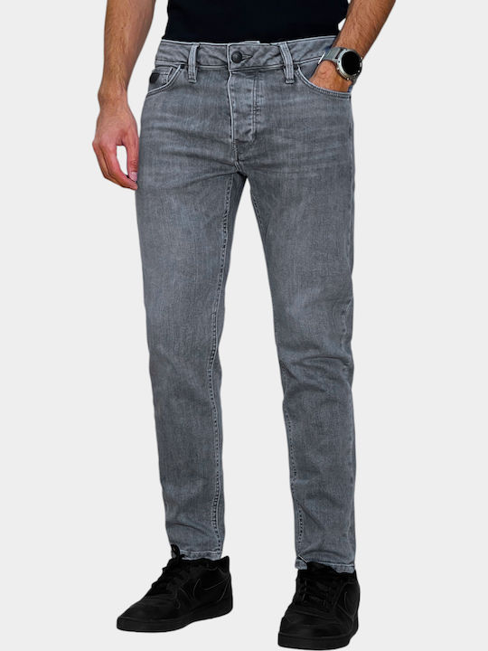 Men's Elastic Jeans Pants with Slim Fit Anthracite